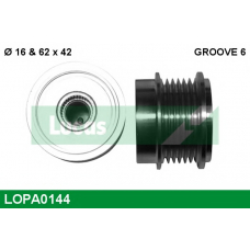 LOPA0144 TRW Механизм свободного хода генератора