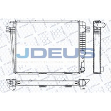 RA0050110 JDEUS Радиатор, охлаждение двигателя