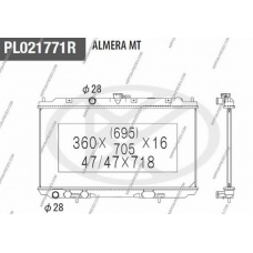 N156N41 NPS Радиатор, охлаждение двигателя