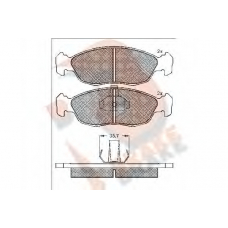 RB1121 R BRAKE Комплект тормозных колодок, дисковый тормоз