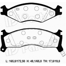 IBD-1392 IPS Parts Комплект тормозных колодок, дисковый тормоз