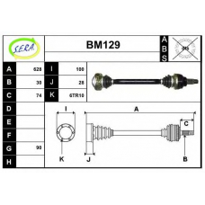 BM129 SERA Приводной вал