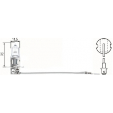 8GH 002 090-481 HELLA Лампа накаливания; лампа накаливания, основная фар