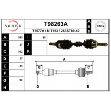 T98263A EAI Приводной вал