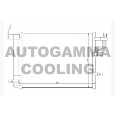 104759 AUTOGAMMA Конденсатор, кондиционер