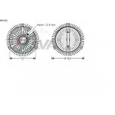 MSC422 AVA Сцепление, вентилятор радиатора