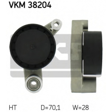 VKM 38204 SKF Натяжной ролик, поликлиновой  ремень