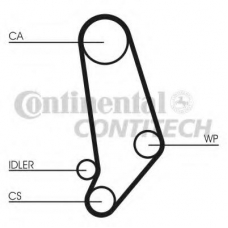 CT539 CONTITECH Ремень ГРМ