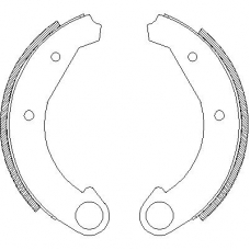 4005.00 ROADHOUSE Комплект тормозных колодок