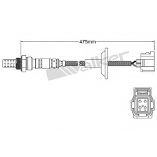 250-241056 WALKER Лямбда-зонд