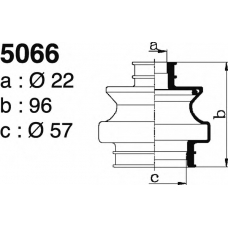 5066 DEPA Комплект пылника, приводной вал