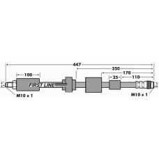 FBH7530 FIRST LINE Тормозной шланг