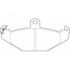WBP20410A WAGNER LOCKHEED Комплект тормозных колодок, дисковый тормоз