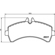 8DB 355 005-541 HELLA PAGID Комплект тормозных колодок, дисковый тормоз