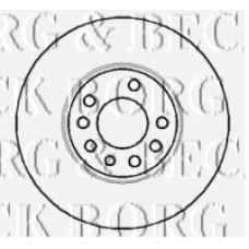 BBD4365 BORG & BECK Тормозной диск