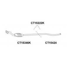 CT15424 VENEPORTE Ремонтная трубка, катализатор