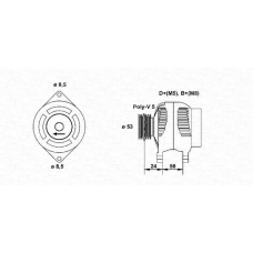 063321765010 MAGNETI MARELLI Генератор