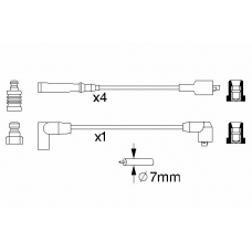 0 986 356 866 BOSCH Комплект проводов зажигания