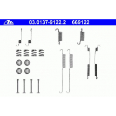 03.0137-9122.2 ATE Комплектующие, тормозная колодка