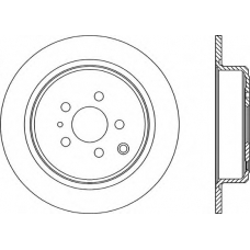 BDA1149.10 OPEN PARTS Тормозной диск