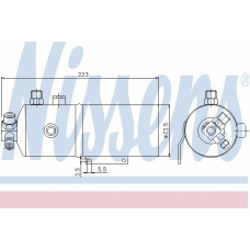 95300 NISSENS Осушитель, кондиционер
