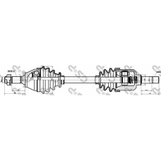 245003 GSP Приводной вал