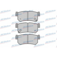 AC857181D AC Delco Комплект тормозных колодок, дисковый тормоз