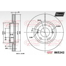 865242.0000 MAXTECH Тормозной диск