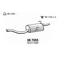 08.7055 ASSO Глушитель выхлопных газов конечный