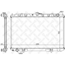 10-25391-SX STELLOX Радиатор, охлаждение двигателя