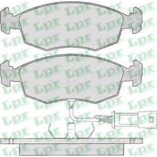 05P269 LPR Комплект тормозных колодок, дисковый тормоз