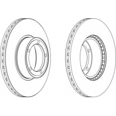 DDF310-1 FERODO Тормозной диск