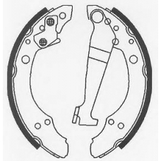 BS601 QUINTON HAZELL Комплект тормозных колодок