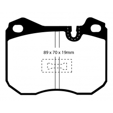 DP3345C EBC Brakes Колодки тормозные