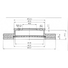 BDC4396 QH Benelux Тормозной диск