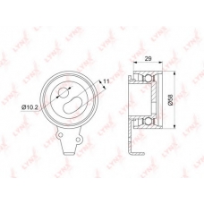 PB-1272 LYNX Ролик ремня грм suzuki grand v