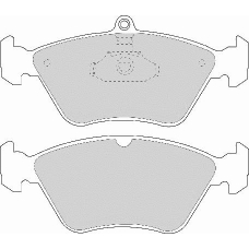 FD6587A NECTO Комплект тормозных колодок, дисковый тормоз