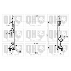 QER2401 QUINTON HAZELL Радиатор, охлаждение двигателя