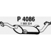 P4086 FENNO Средний глушитель выхлопных газов