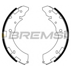 GF0833 BREMSI Комплект тормозных колодок