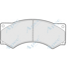 PAD686 APEC Комплект тормозных колодок, дисковый тормоз