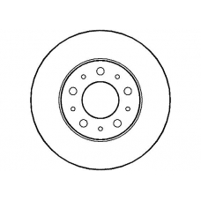NBD087 NATIONAL Тормозной диск