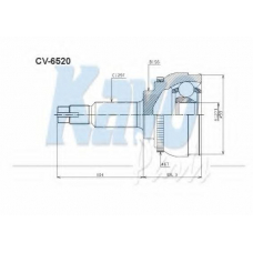 CV-6520 KAVO PARTS Шарнирный комплект, приводной вал