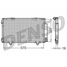 DCN50011 DENSO Конденсатор, кондиционер