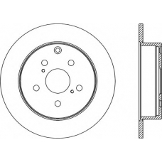 BDR2340.10 OPEN PARTS Тормозной диск