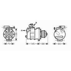 8412891 KUHLER SCHNEIDER Компрессор, кондиционер