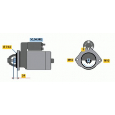 0 001 115 045 BOSCH Стартер