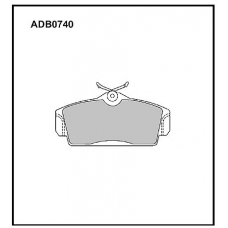 ADB0740 Allied Nippon Тормозные колодки