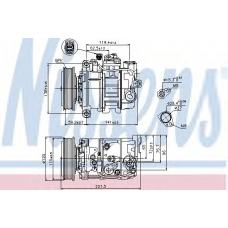 89529 NISSENS Компрессор, кондиционер