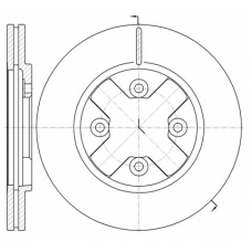 D6145.10 WOKING Тормозной диск